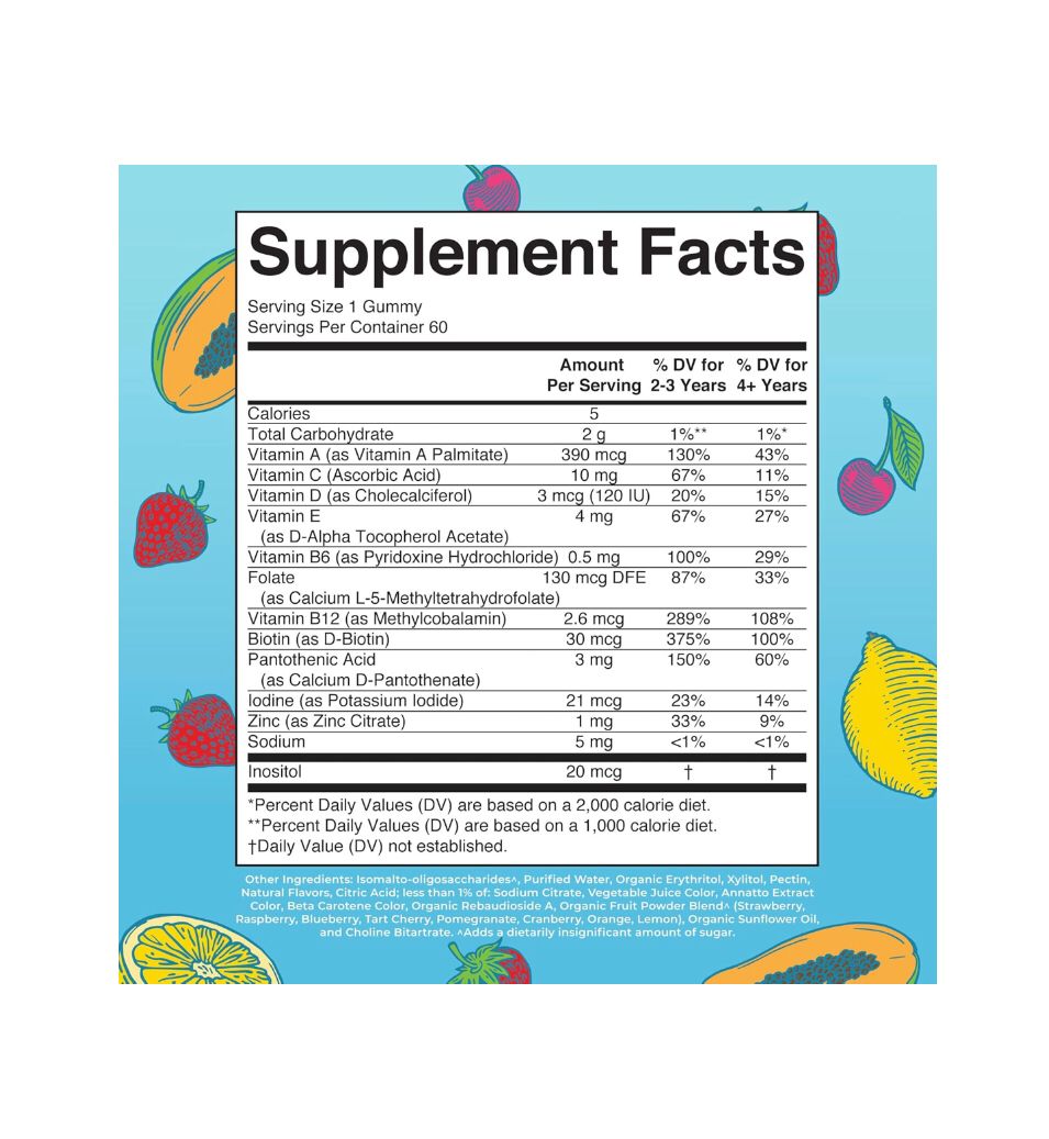 GOMITAS MULTIVITAMINICAS PARA NIÑOS MARY RUTHS