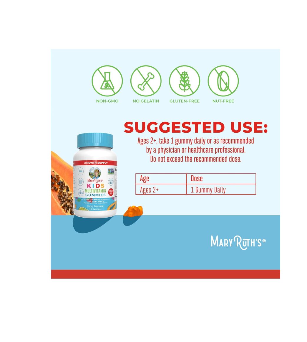GOMITAS MULTIVITAMINICAS PARA NIÑOS MARY RUTHS