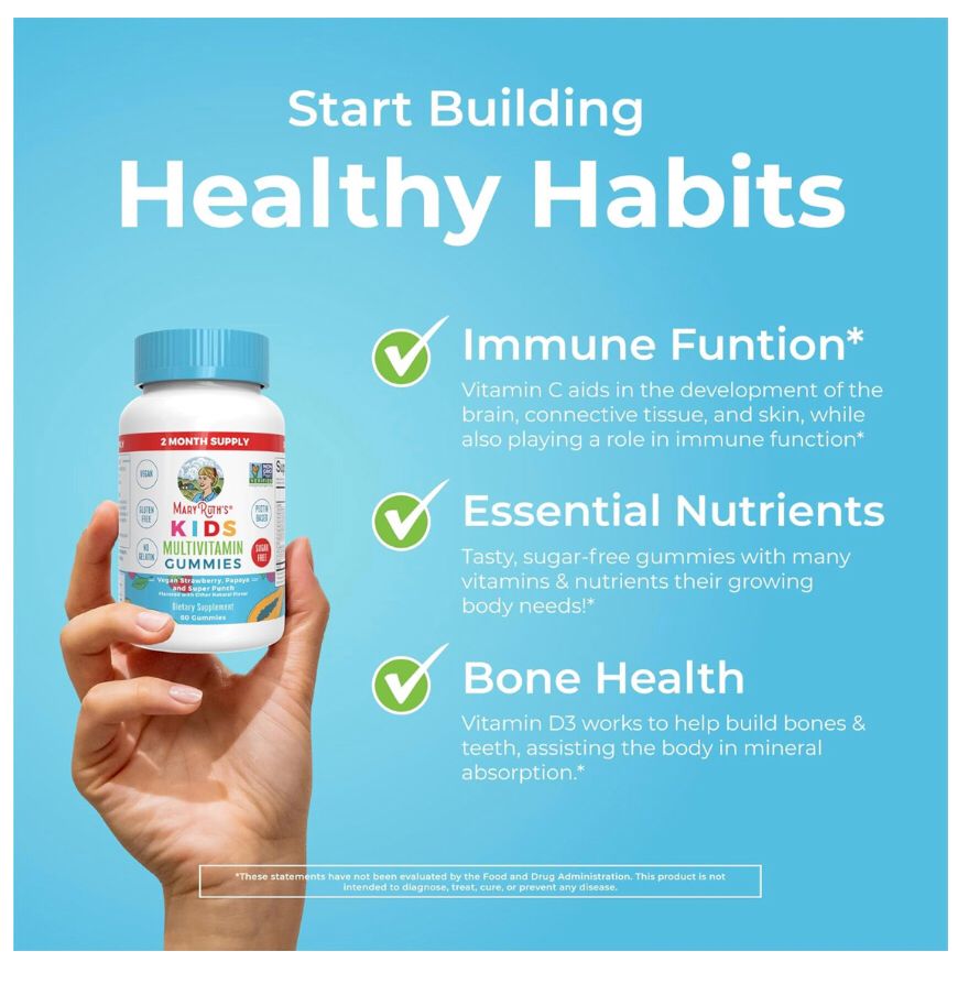 GOMITAS MULTIVITAMINICAS PARA NIÑOS MARY RUTHS