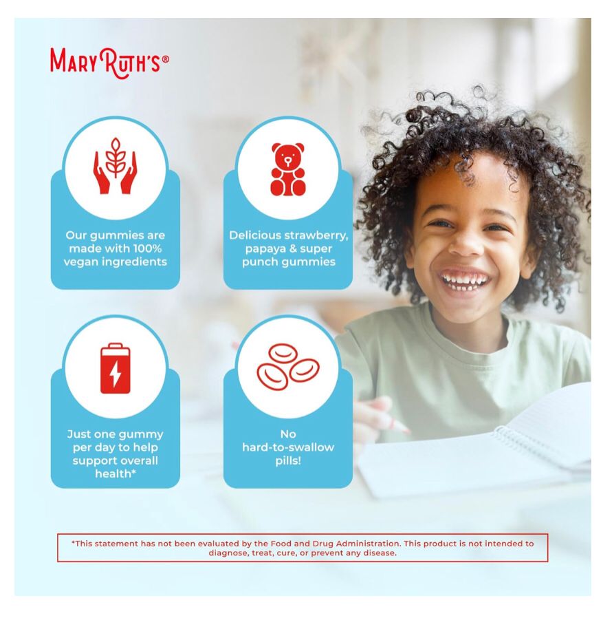 GOMITAS MULTIVITAMINICAS PARA NIÑOS MARY RUTHS