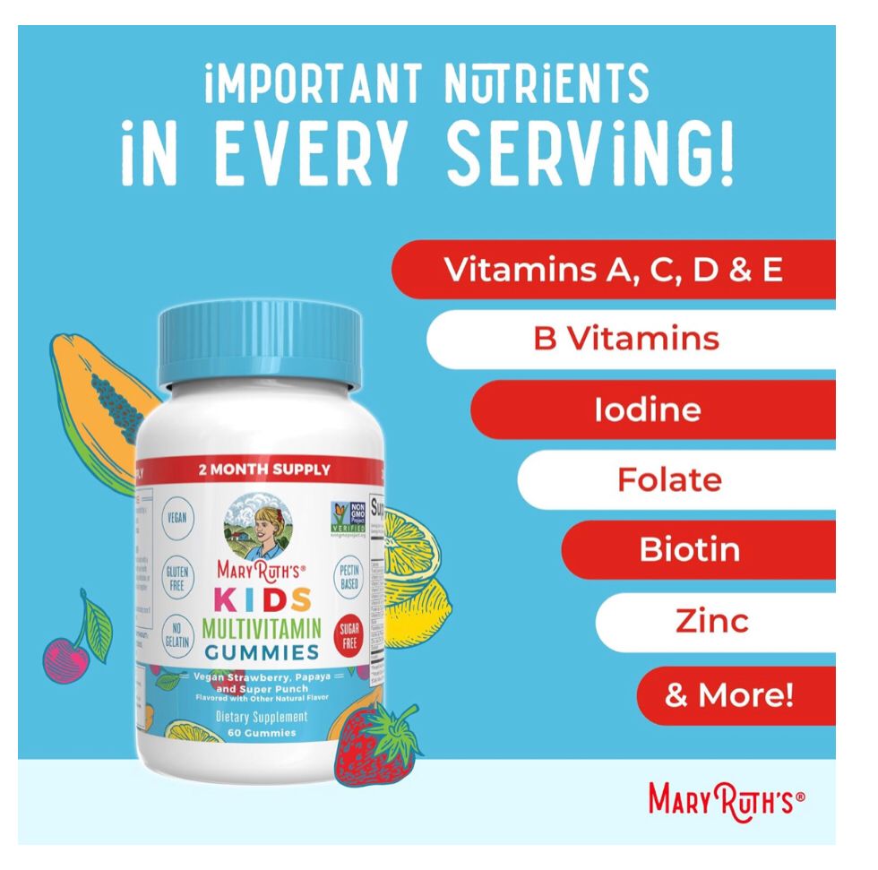 GOMITAS MULTIVITAMINICAS PARA NIÑOS MARY RUTHS