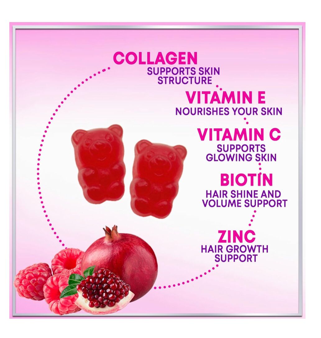 COLAGENO GOMITAS CON BIOTINA 60 gomitas