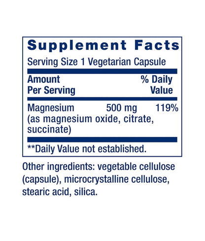 MAGNESIO 100 capsulas vegetarianas